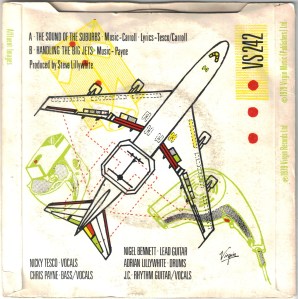 The Sound of the Suburbs/Handling the Big Jets (Virgin Records 7" single, 1979)